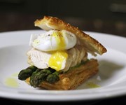 Chicken and puff pastry tart recipe